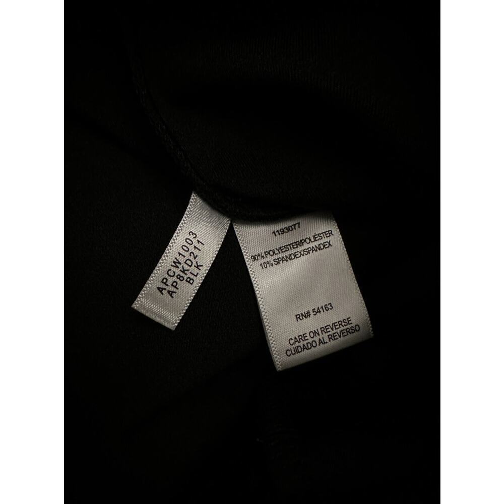 ANDREW MARC Pants Womens Medium Black Microsuede Skinny Pull-on Stretch Jeggings - Picture 6 of 7